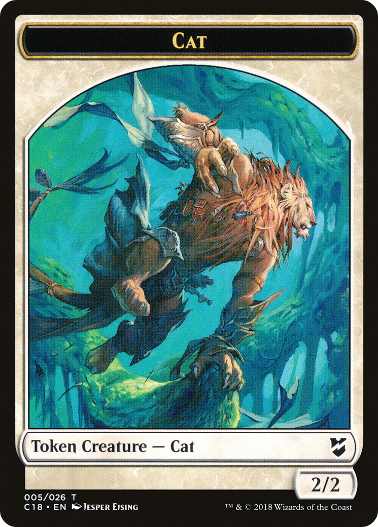 Image of Cat (TC18-005) - Commander 2018 Tokens