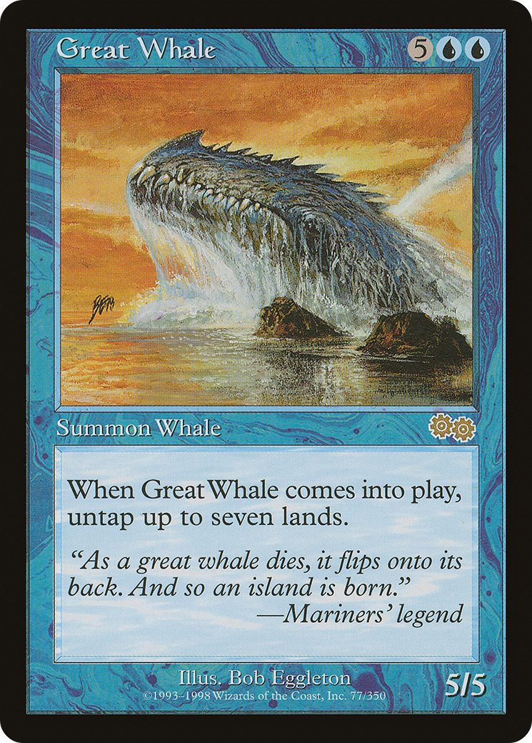 Image of Great Whale (USG-077) - Urza's Saga
