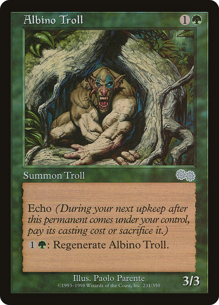 Image of Albino Troll (USG-231) - Urza's Saga