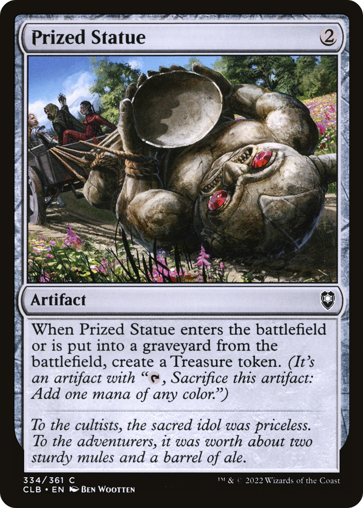 Image of Prized Statue (CLB-334) - Commander Legends: Battle for Baldur's Gate Foil