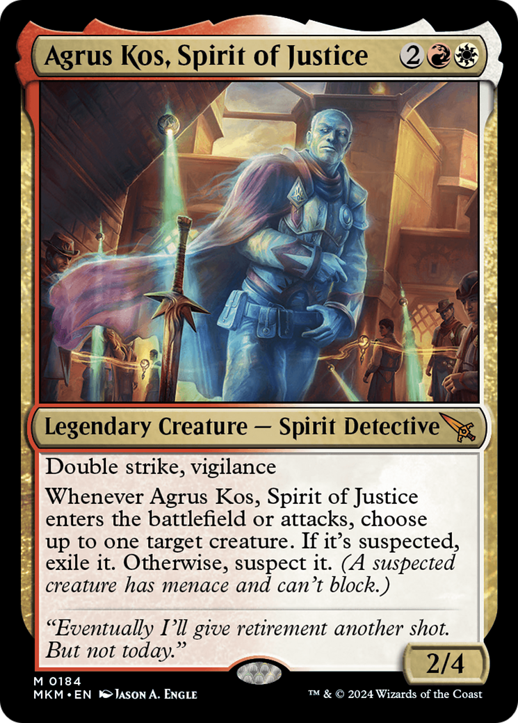 Image of Agrus Kos, Spirit of Justice (MKM-184) - Murders at Karlov Manor
