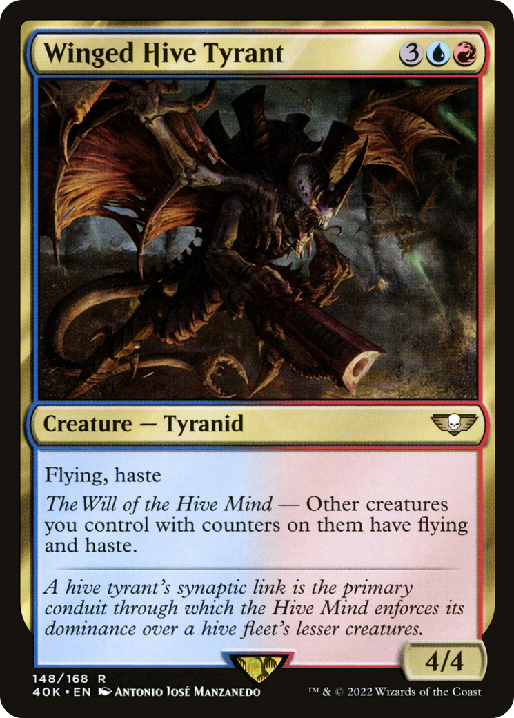 Image of Winged Hive Tyrant (40K-148) - Warhammer 40,000 Commander