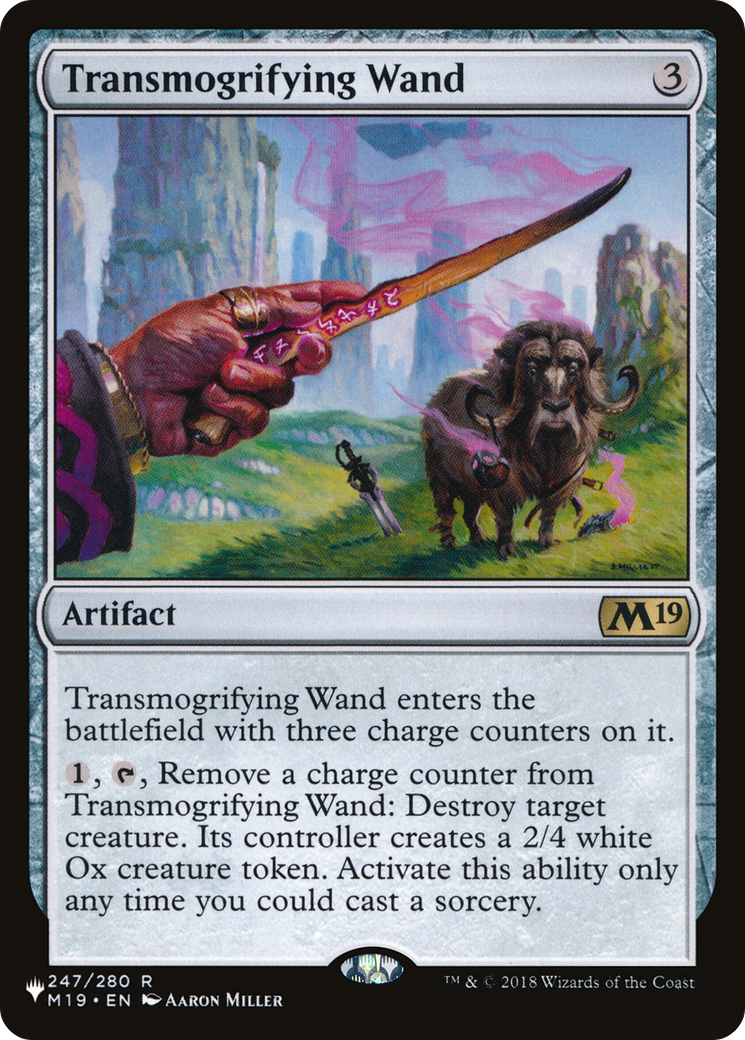 Image of Transmogrifying Wand (LIST-247/280) - The List