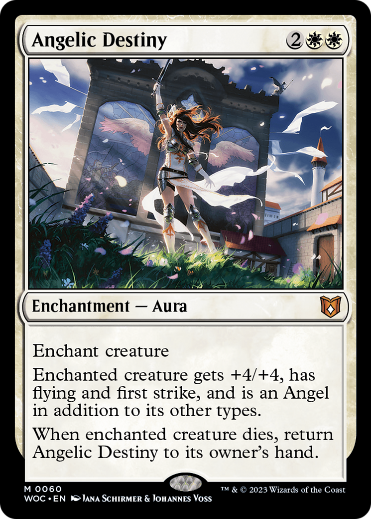 Image of Angelic Destiny (WOC-060) - Wilds of Eldraine Commander