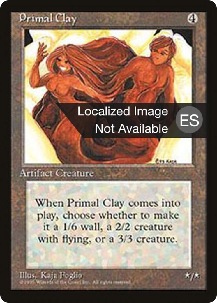 Image of Primal Clay (4BB-) - Fourth Edition Foreign Black Border