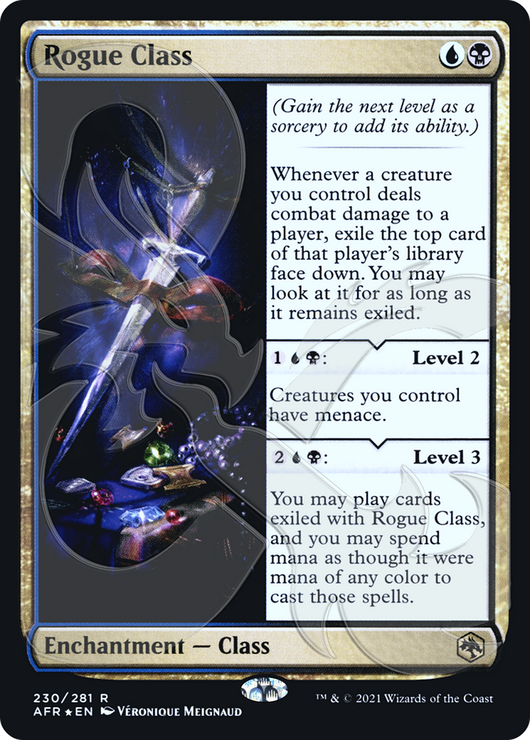 Image of Rogue Class (AFR&-230) - Adventures in the Forgotten Realms Promos Foil