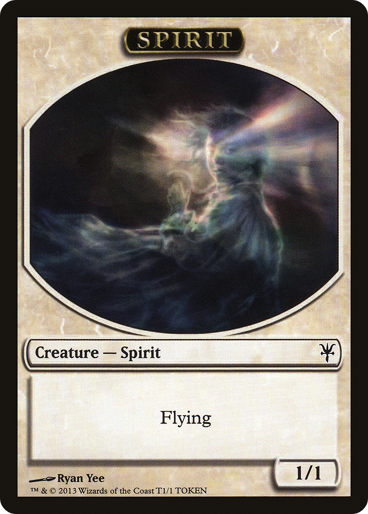 Image of Spirit Token (DDK-001) - Duel Decks: Sorin vs. Tibalt Tokens