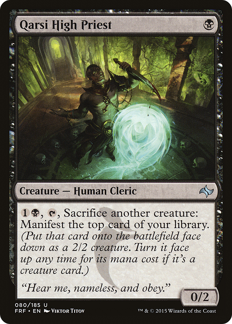Image of Qarsi High Priest (FRF-080) - Fate Reforged Foil