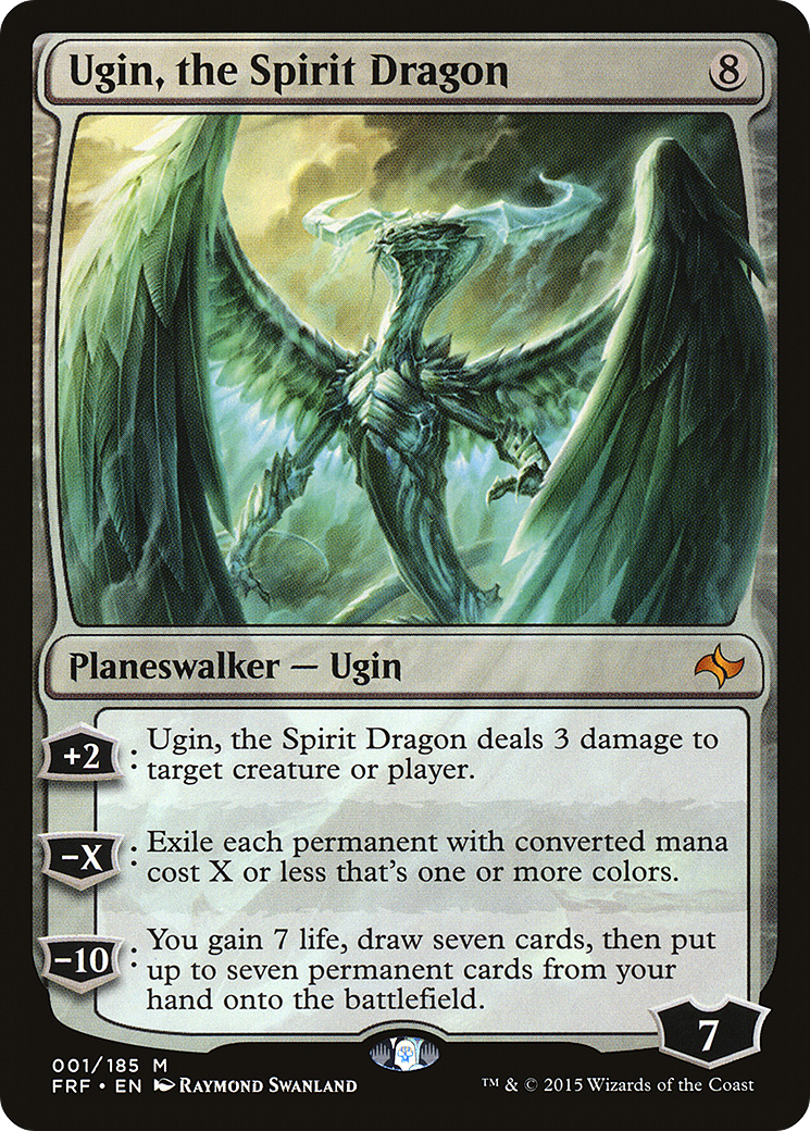 Image of Ugin, the Spirit Dragon (FRF-001) - Fate Reforged