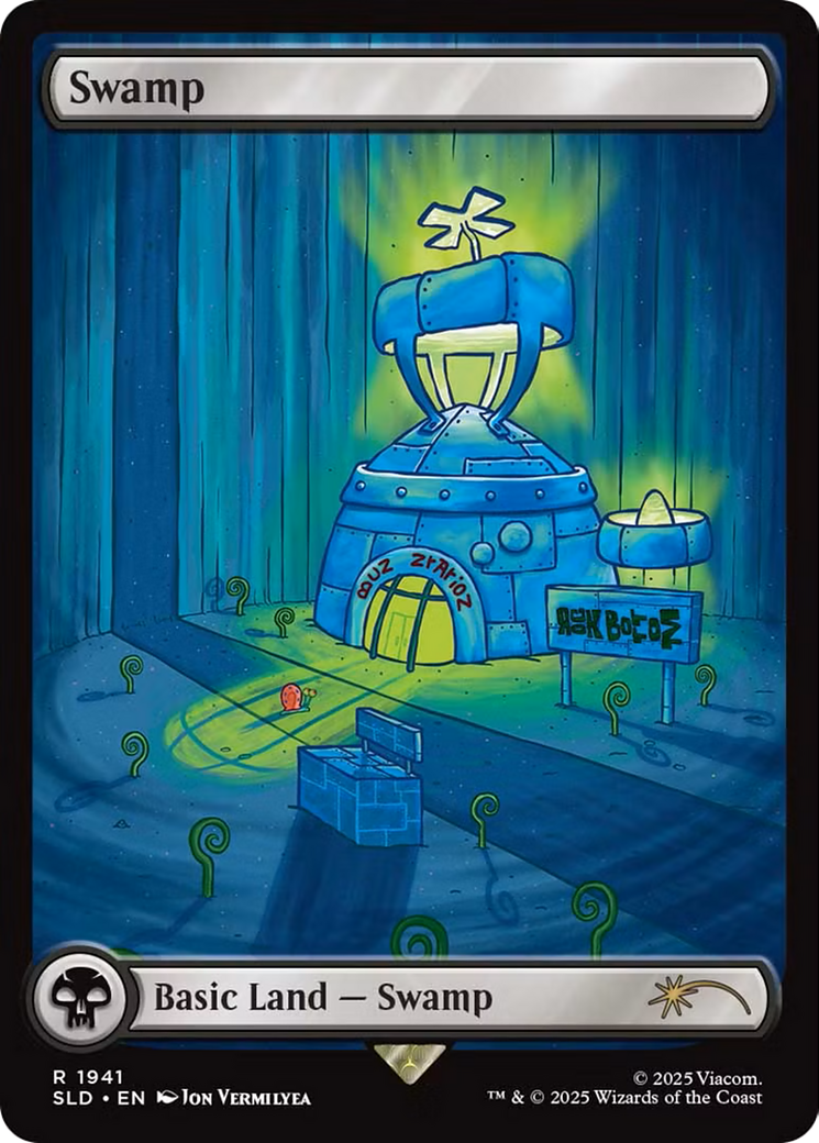 Image of Swamp (SLD-1941) - Secret Lair Drop Foil