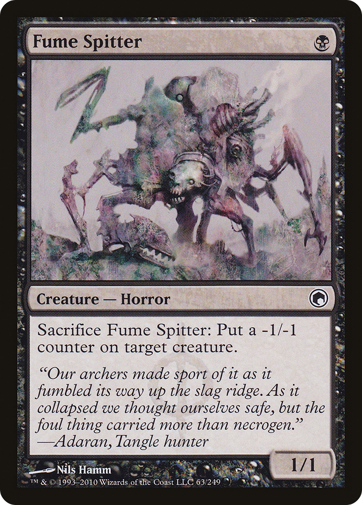 Image of Fume Spitter (SOM-063) - Scars of Mirrodin Foil