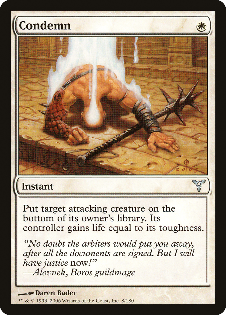 Image of Condemn (DIS-008) - Dissension Foil