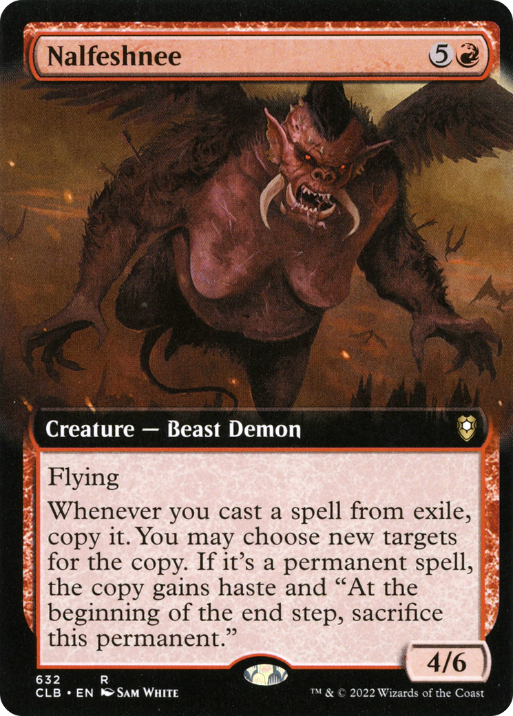 Image of Nalfeshnee (Extended Art) (CLB-632) - Commander Legends: Battle for Baldur's Gate: (Extended Art)