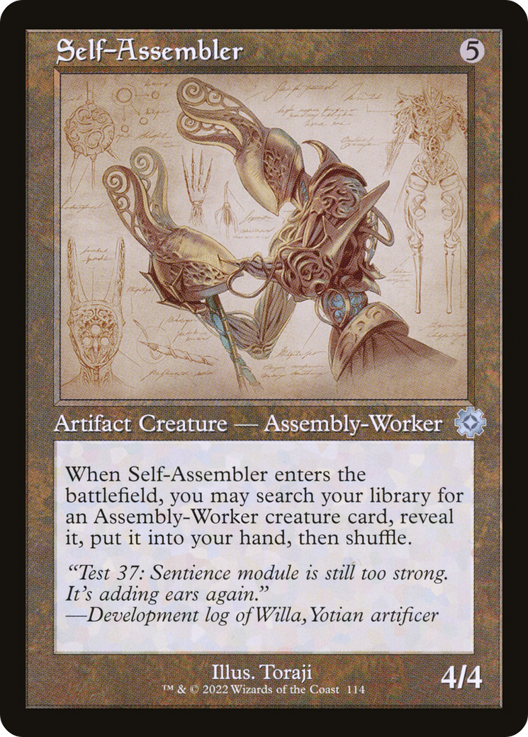 Image of Self-Assembler (Schematic) (BRR-114) - The Brothers' War Retro Artifacts