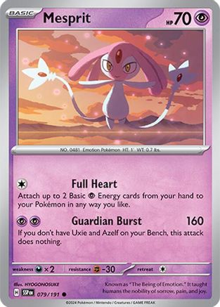 Image of Mesprit 079/191  SV08 Surging Sparks - Common