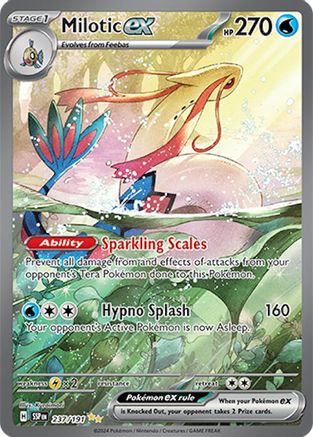 Image of Milotic ex 237/191  - Holofoil SV08 Surging Sparks - Special Illustration Rare