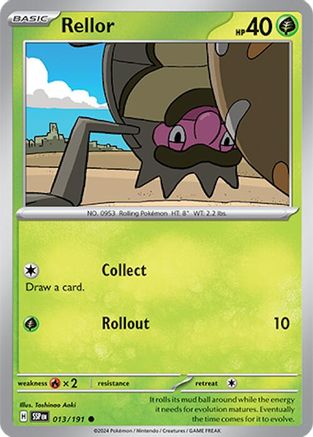 Image of Rellor 013/191  - Reverse Holofoil SV08 Surging Sparks - Common