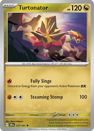 Image of Turtonator 137/191  SV08 Surging Sparks - Uncommon