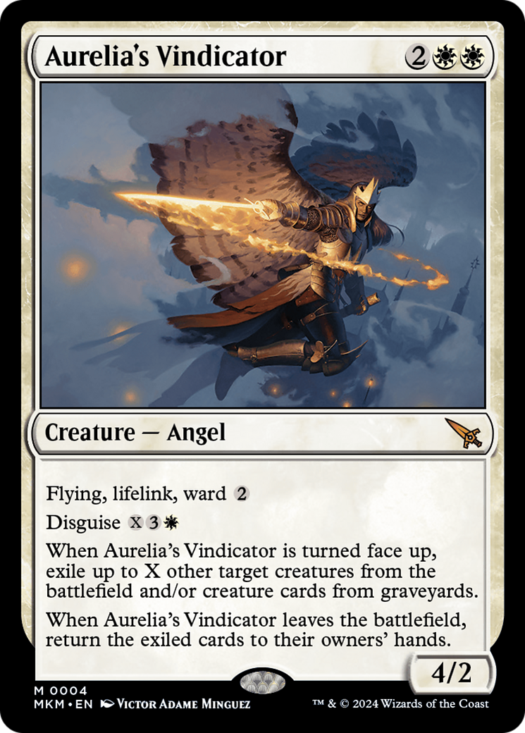 Image of Aurelia's Vindicator (MKM-004) - Murders at Karlov Manor Foil