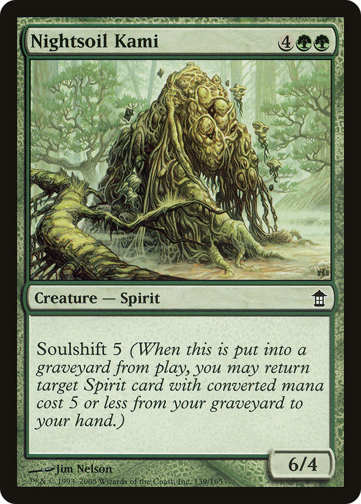 Image of Nightsoil Kami (SOK-139) - Saviors of Kamigawa Foil