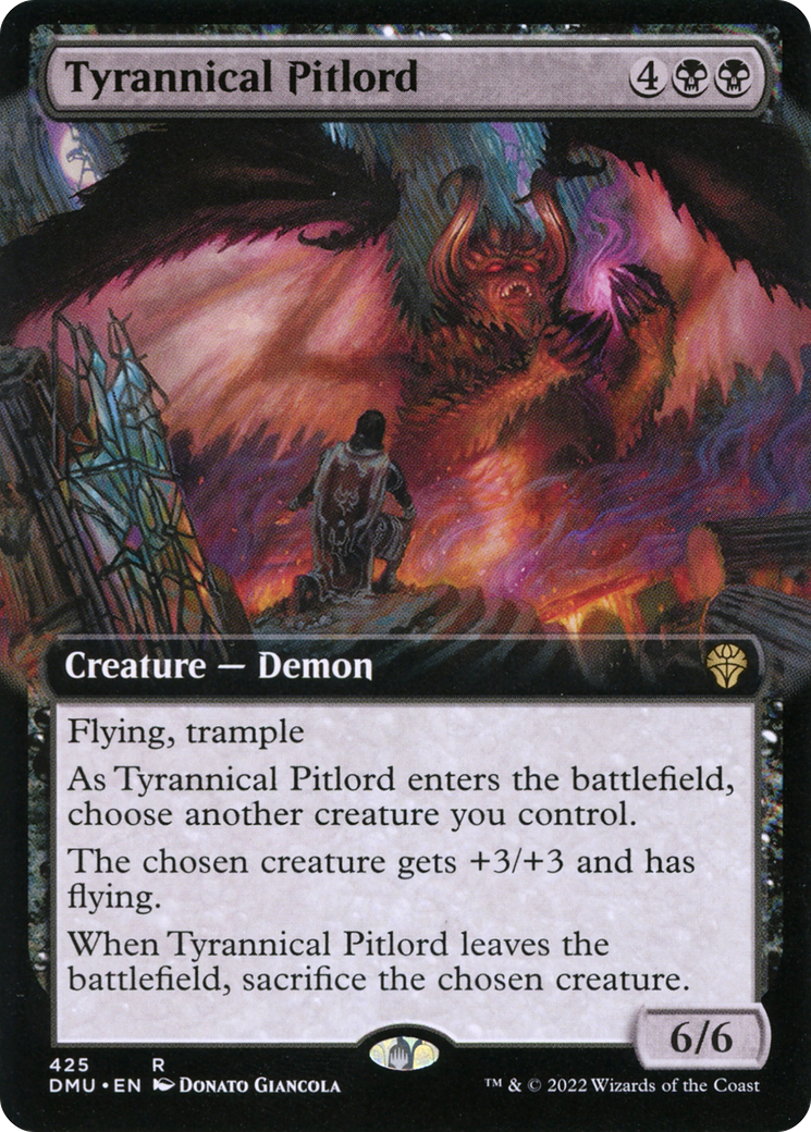 Image of Tyrannical Pitlord (Extended Art) (DMU-425) - Dominaria United: (Extended Art) Foil