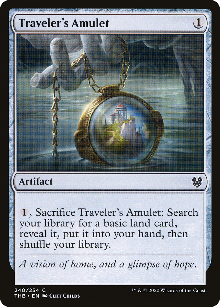 Image of Traveler's Amulet (THB-240) - Theros Beyond Death Foil