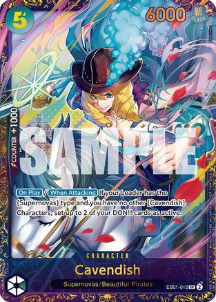 Image of Cavendish (Treasure Cup 2024) (EB01-012) - One Piece Promotion Cards Foil