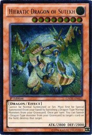 Image of Hieratic Dragon of Sutekh (UTR) (GAOV-EN025) - Galactic Overlord Unlimited