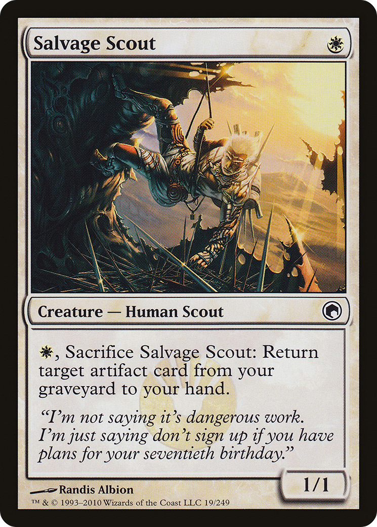 Image of Salvage Scout (SOM-019) - Scars of Mirrodin