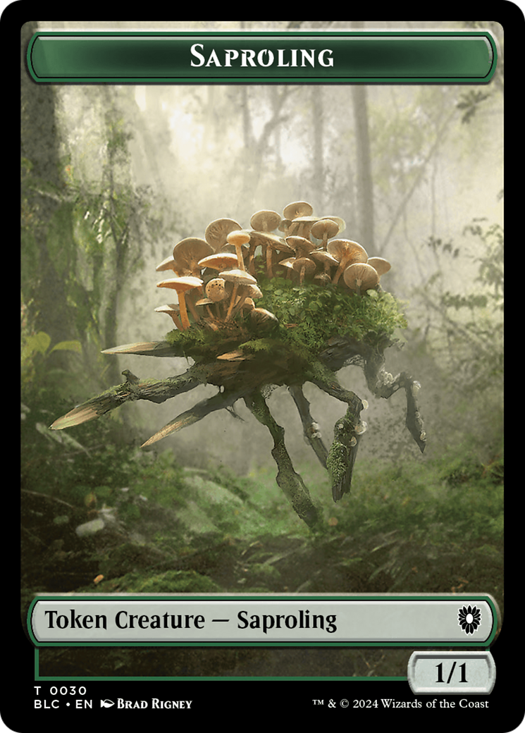 Image of Saproling (TBLC-030) - Bloomburrow Commander Tokens Foil