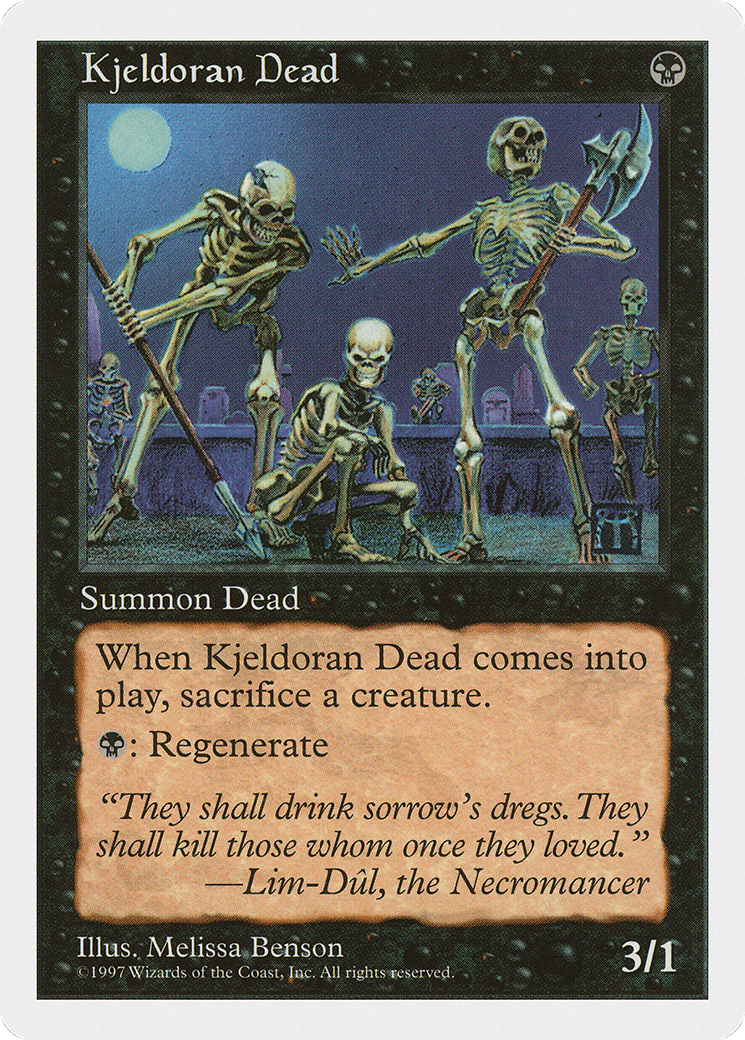 Image of Kjeldoran Dead (5ED-) - Fifth Edition
