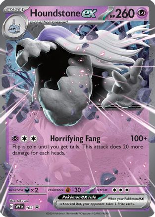 Image of Houndstone ex 162  - Holofoil SV Scarlet & Violet Promo Cards - Promo