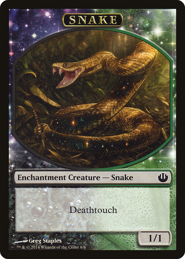 Image of Snake Token (JOU-006) - Journey into Nyx Tokens: (enchantment)