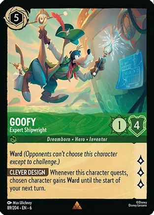 Image of Goofy - Expert Shipwright (89/204) - Azurite Sea