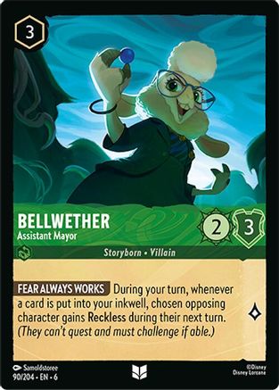 Image of Bellwether - Assistant Mayor (90/204) - Azurite Sea Cold Foil