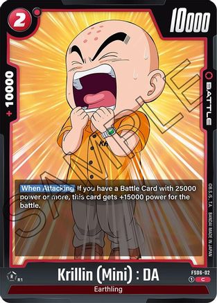 Image of Krillin (Mini) : DA (FS06-02) - Starter Deck 6 Son Goku Mini