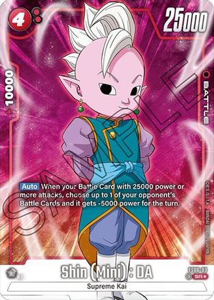 Image of Shin (Mini) : DA (Bonus Pack Alternate Art) (FS06-03) - Starter Deck 6 Son Goku Mini Holofoil