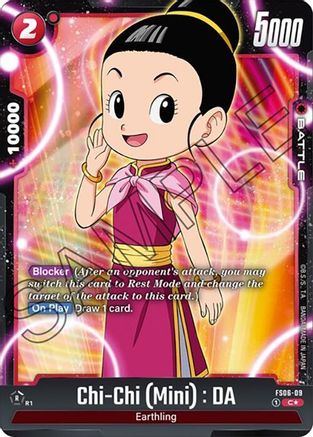 Image of Chi-Chi (Mini) : DA (Bonus Pack Alternate Art) (FS06-09) - Starter Deck 6 Son Goku Mini Holofoil