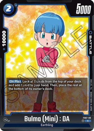 Image of Bulma (Mini) : DA (FS07-06) - Starter Deck 7 Vegeta Mini