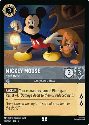 Image of Mickey Mouse - Night Watch (187/204) - Azurite Sea