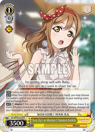 Image of Every Day's an Adventure~ Hanamaru Kunikida (SIS/W109-E024 C) - Love Live! School idol festival 2 MIRACLE LIVE!