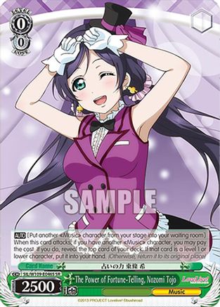 Image of The Power of Fortune-Telling, Nozomi Tojo (SR) (SIL/W109-E046S SR) - Love Live! School idol festival 2 MIRACLE LIVE!
