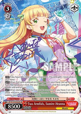 Image of Two Armfuls, Sumire Heanna (SP) (SIP/W109-E052SP SP) - Love Live! School idol festival 2 MIRACLE LIVE!