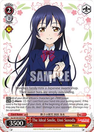 Image of The Ideal Smile, Umi Sonoda (SIL/W109-E074 U) - Love Live! School idol festival 2 MIRACLE LIVE!