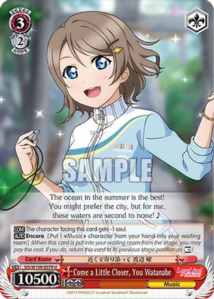 Image of Come a Little Closer, You Watanabe (SIS/W109-E079 U) - Love Live! School idol festival 2 MIRACLE LIVE!