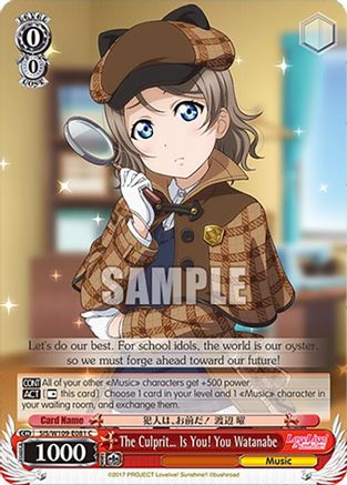 Image of The Culprit Is You! You Watanabe (SIS/W109-E081 C) - Love Live! School idol festival 2 MIRACLE LIVE!