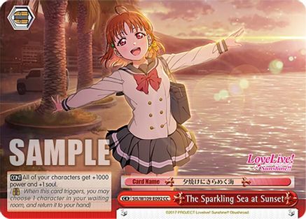 Image of The Sparkling Sea at Sunset (SIS/W109-E092 CC) - Love Live! School idol festival 2 MIRACLE LIVE!