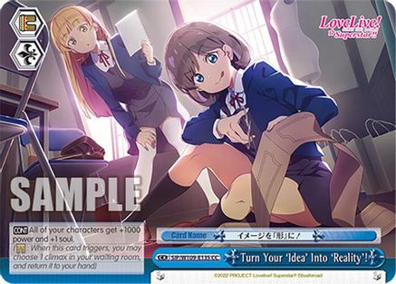 Image of Turn Your 'Idea' Into 'Reality'! (SIP/W109-E135 CC) - Love Live! School idol festival 2 MIRACLE LIVE!