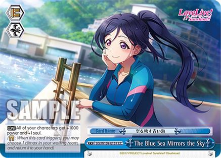 Image of The Blue Sea Mirrors the Sky (SIS/W109-E137 CC) - Love Live! School idol festival 2 MIRACLE LIVE!