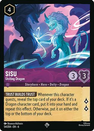 Image of Sisu - Uniting Dragon (54/204) - Azurite Sea